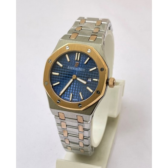 Audemars Piguet Royal Oak Blue Dual Tone Ladies Watch