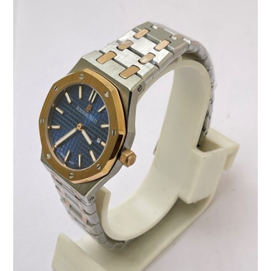 Audemars Piguet Royal Oak Blue Dual Tone Ladies Watch