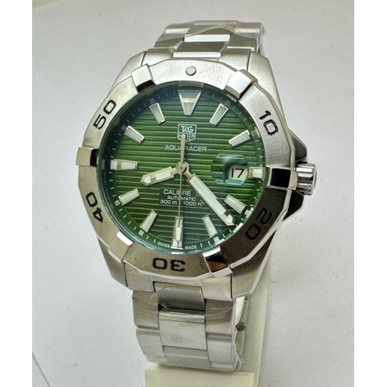 Tag Heuer Aquaracer Calibre 5 Green Steel Swiss Automatic Watch