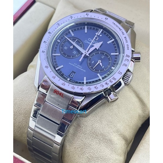 Omega Speedmaster 57 Co-Axial Master Chronometer Chronograph Blue Steel Watch