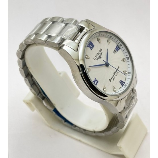 Longines Master Collection White Steel 2 Swiss Automatic Watch