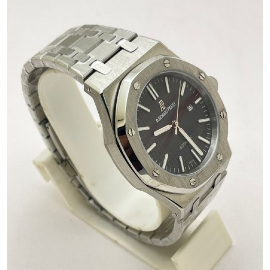 Audemars Piguet Royal Oak Steel Black Swiss Automatic Watch