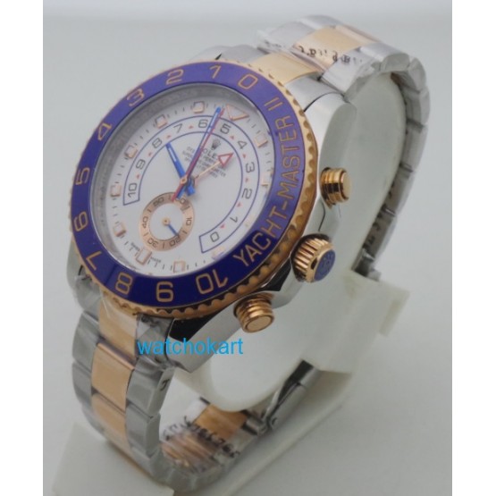 Rolex Yacht Master 2 Rose Gold Steel Automatic Mens Watch