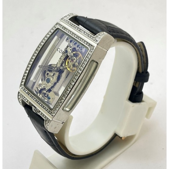 Corum Golden Bridge Diamond Steel Automatic Winding Watch