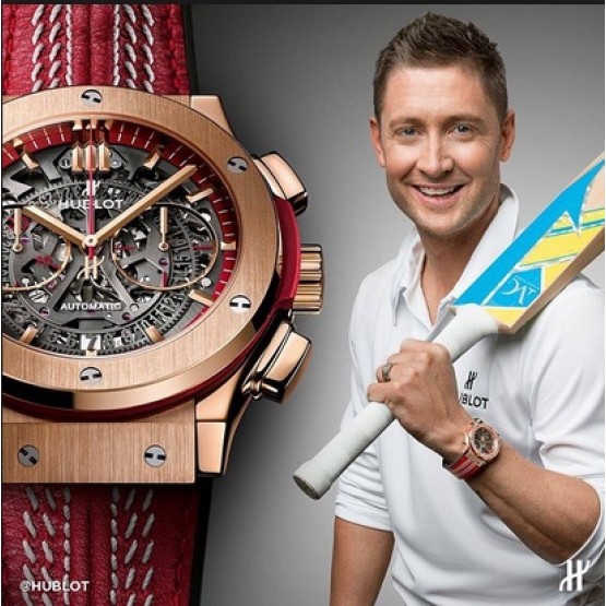 Hublot Vendom Classic Fusion Chrono Cricket World Cup RED Watch