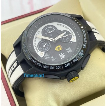 FERRARI SCUDERIA WHITE MEN'S WATCH