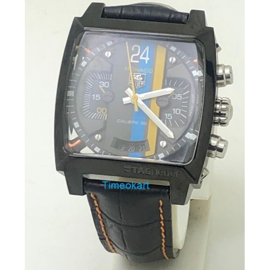 Tag Heuer Monaco 24 Calibre 36 Chronograph Swiss ETA 7750 Valjoux Movement Automatic Watch