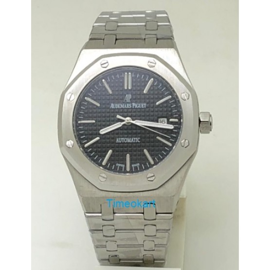 Audemars Piguet Royal Oak Steel Black Swiss Automatic Watch