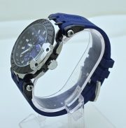 Tissot T-Race Chronograph Blue Rubber Strap Watch - Image 4