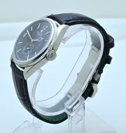 Rolex Cellini Black Leather Strap Swiss Automatic Watch - Image 4