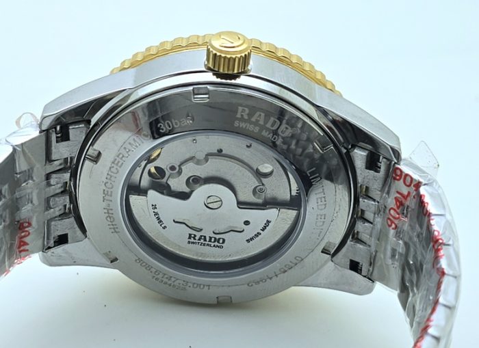 Rado Captain Cook Green Dual Tone Swiss Automatic Watch - Image 8