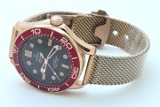 Omega Seamaster Diver Bronze Gold Burgundy Swiss Automatic Watch - Image 6