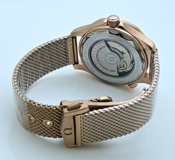 Omega Seamaster Diver Bronze Gold Burgundy Swiss Automatic Watch - Image 7