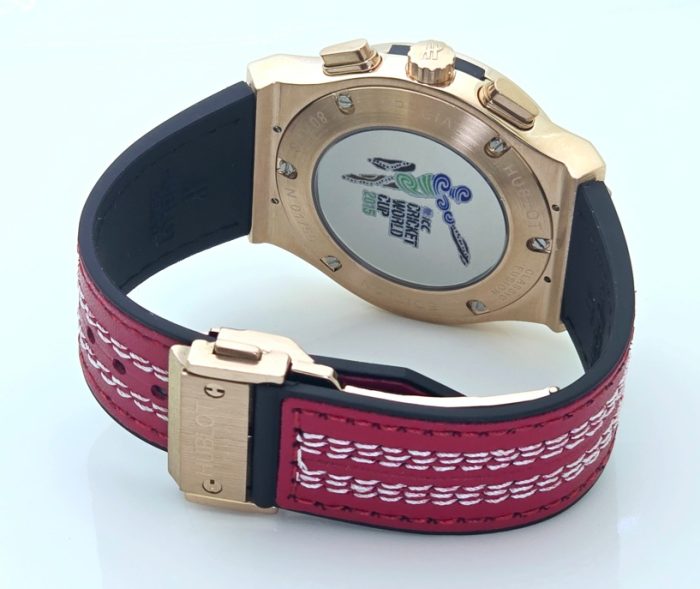 Hublot Vendom Classic Fusion Chrono Cricket World Cup RED Watch - Image 6