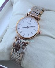 Longines Elegance La Grande Black Dual Tone Ladies Watch