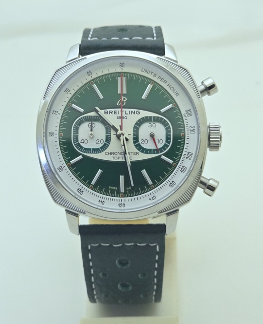 171025BC12 Breitling Top Time B01 Racing Green Watch - Image 3