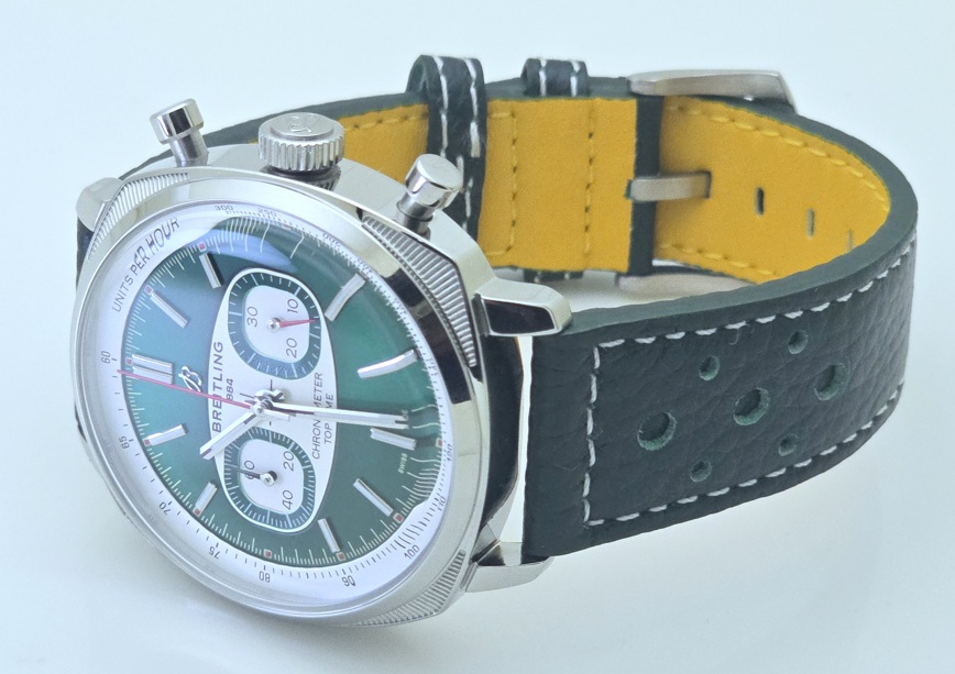 171025BC12345 Breitling Top Time B01 Racing Green Watch - Image 6