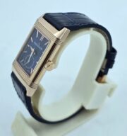 Jaeger Le Coultre Grande Reverso London Flagship Rose Gold Blue Watch - Image 4