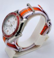 Omega Seamaster Planet Ocean Orange Nato Strap Swiss Automatic Watch - Image 3