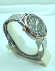 Omega Seamaster Diver 300M No-Date Edition Green Dual Strap Swiss Automatic Watch - Image 5