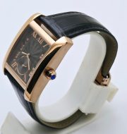 Cartier Tank MC Black Rose Gold Swiss ETA Automatic Watch - Image 4