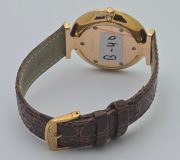 Longines La Grande Classique Ultra Slim Roman Mark Gold Leather Strap Watch - Image 7