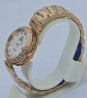 Omega Ladymatic Nicole Kidman White Rose Gold Ladies Watch - Image 3