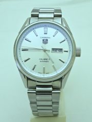 Tag Heuer Carrera Calibre 5 Day-Date White Steel Swiss Automatic Watch - Image 3