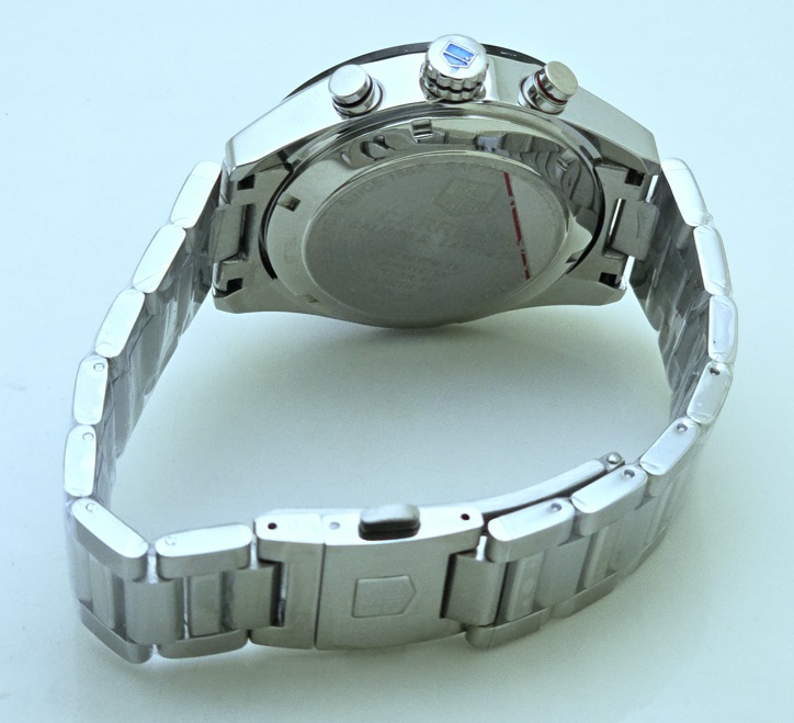 231025B123456 Tag Heuer Carrera Calibre Date Green Steel Watch - Image 7