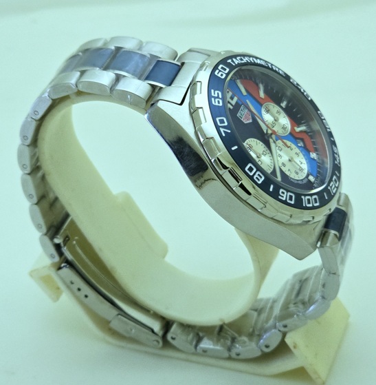 231025C1234 Tag Heuer Formula 1 Gulf Edition Steel Dual Tone Watch - Image 5