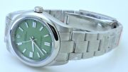 Rolex Oyster Perpetual Pistachio Steel Swiss Automatic Watch - Image 6
