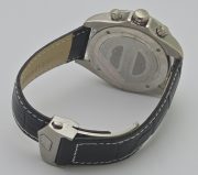 Tag Heuer Grand Carrera Calibre 17 RS 2 White Black Leather Strap Watch - Image 6