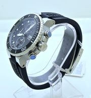 Oris Aquis Chronograph Depth Gauge Black Rubber Strap Watch - Image 4