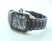 Cartier Santos De Black PVD Swiss Automatic Watch - Image 6