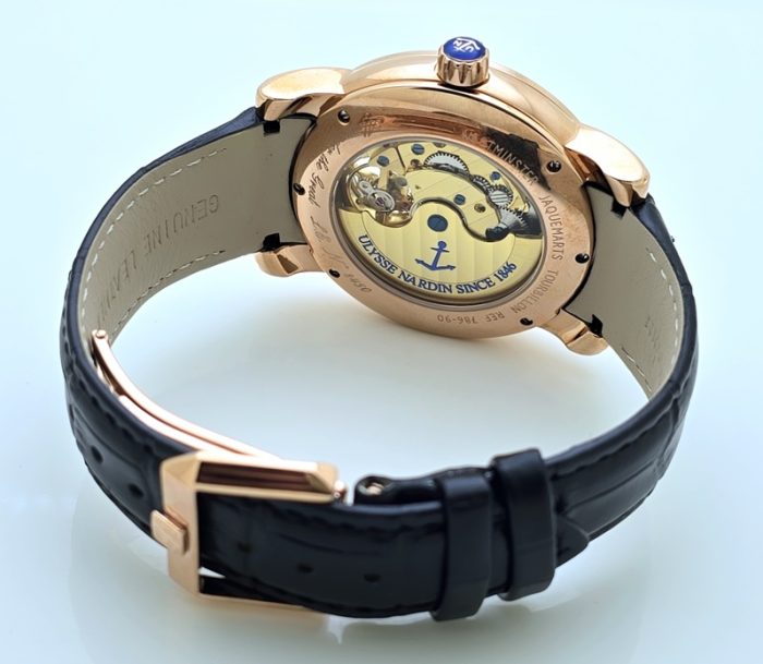 Ulysse Nardin Alexander The Great Black Swiss Automatic Watch - Image 7