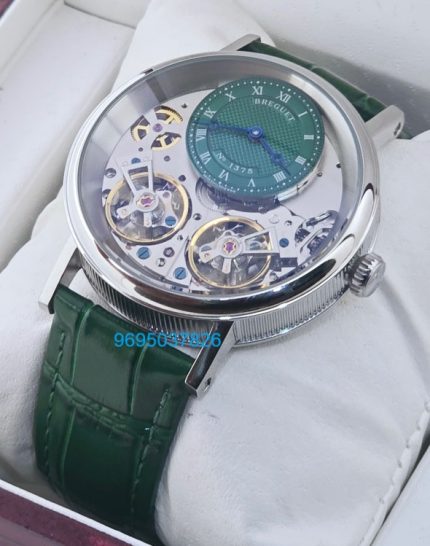 Breguet Tradition Quantième Rétrograde 7597 Green Swiss Automatic Watch