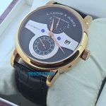 A. Lange & Shone Zeitwerk Rose Gold Black Swiss Automatic Watch