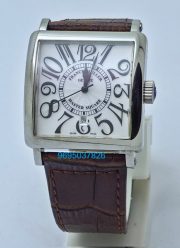 Franck Muller Square Master 2 Leather Strap Watch
