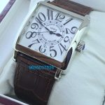 Franck Muller Square Master 2 Leather Strap Watch