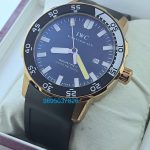 I W C Aquatimer 2000 Rose Gold Black Rubber Strap Swiss Automatic Watch