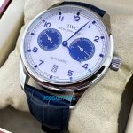 I W C Portuguese Power Reserve White Dial Leather Strap 2 Swiss Automatic Watch