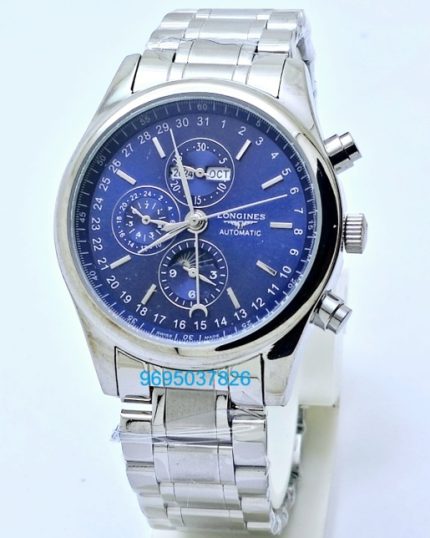 Longines Master Collection Steel Bracelet Blue Swiss Automatic Watch