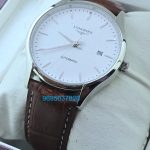 Longines Master Collection White Steel 2 Leather Strap Swiss Automatic Watch
