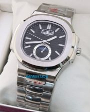 Patek Philippe Nautilus Annual Calendar Black Steel Swiss Automatic Watch