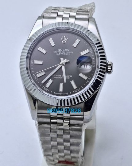 Rolex Date-Just Grey Swiss ETA