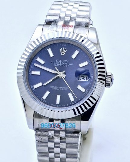 Rolex Day Just Blue replica watches at lowest price