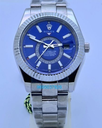 Rolex Sky Dweller Blue Steel Copy