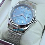 Rolex Day- Date Ice Blue Crystal Diamond