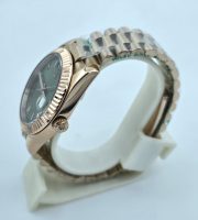 Rolex Day-Date Green Dial Rose Gold Swiss Automatic Watch - Image 5