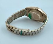 Rolex Day-Date Green Dial Rose Gold Swiss Automatic Watch - Image 7
